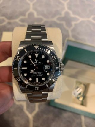 2019 Rolex Submariner Date 116610 Ln Stainless Black Dive Ceramic 40mm Watch
