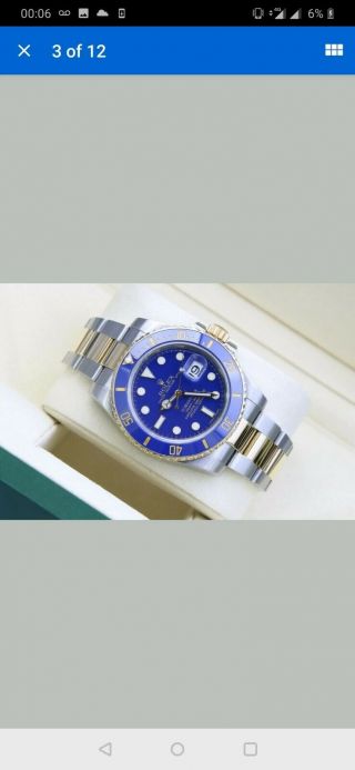 Rolex Submariner Date 116613lb / Box / Papers / 2014
