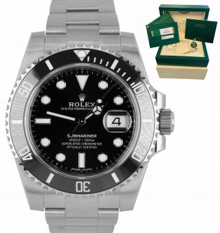June 2020 Rolex Submariner Date 116610ln Stainless Black Ceramic Watch