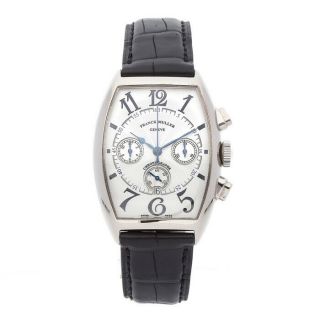 Franck Muller Cintree Curvex Chronograph Automatic Mens Strap Watch 6850 Cc At