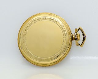 RARE Patek Philippe Enameled 18K Gold Case 45mm Antique OF Pocket Watch 3