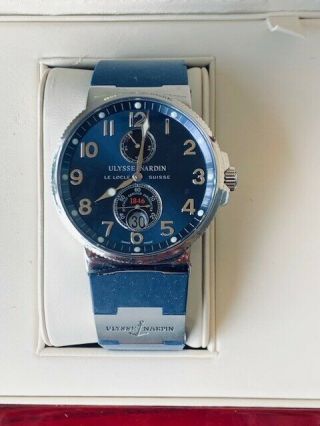 Ulysse Nardin Marine Chronometer 41mm 263.  66 Navy Blue
