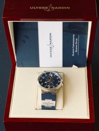 Ulysse Nardin Marine Chronometer 41mm 263.  66 Navy Blue 3
