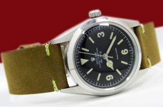 Rolex Air King Oyster Perpetual Explorer Dial Vintage Steel Wrist Watch 2