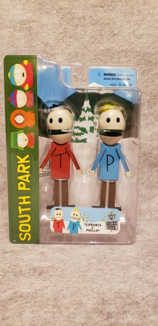 Mezco - South Park Series 4 - Terrance And Phillip Action Figure -