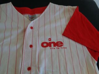 One Life To Live Baseball Style Llanview All Stars Size Medium Abc Jersey Promo