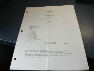 Supernatural - Tv Series - Script - The Hunter Games - Production Draft