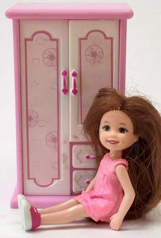 Lil Kidz DOLL & WARDROBE with two DRESSES: 1:12 Kelly Chelsey sized 2