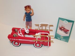 Hallmark 1962 Murray Deluxe Fire Truck Pedal Car Fits Tutti,  Todd & Chis