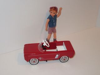 Hallmark Red 1964 1/2 Ford Mustang Pedal Car Fits Tutti Todd Chris And Friends 3