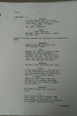THE A - TEAM Television Script THE ROAD TO HOPE Stephen J Cannell,  3PDFs 3