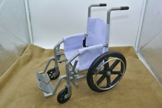 American Girl Doll Purple Wheelchair 18 