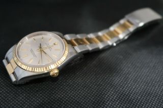 Rolex Steel 18K Yellow Gold Champagne Index Dial Mens Watch 3