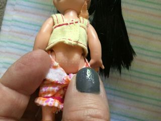 2005 Mattel Kelly Club 5 Barbie Doll Asian Jenny ? in Yellow Top Orange Check Pa 3