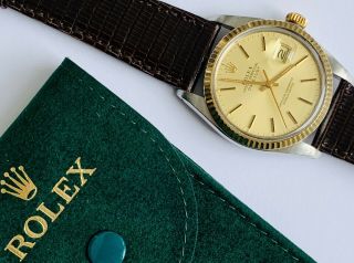 Rolex Oyster Perpetual Datejust Men’s Watch Model 16013 Year 1980