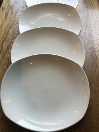 Steelite Craft,  England: 10 " White Plates Set Of 4