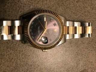 Unisex Rolex Oyster Perpetual Datejust Ii Two Toned Watch 116333