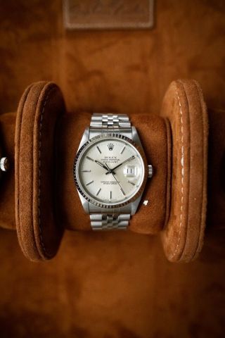 Rolex Datejust 36mm Steel White Gold Jubilee Bracelet Watch 16234 (1994)