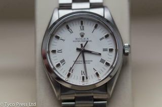 Rolex Oyster Perpetual Gents Wristwatch Ref 1002 White Dial - 1985 1986