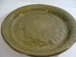 Tabletops Unlimited Gisella Olive Green Dinner Plate