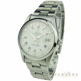 Rolex Date Oyster Perpetual Stainless Steel Automatic Wristwatch 1500
