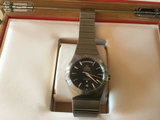 Omega Constellation Chronometer Co - axial Automatic 123.  10.  38.  22.  01.  001 Day&Date 2