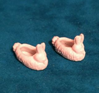 Clone Pink Bunny Slippers Dawn Doll Clone Slippers 11/16 Inch Doll Slippers
