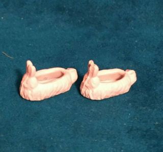Clone Pink Bunny Slippers Dawn Doll Clone Slippers 11/16 Inch Doll Slippers 3