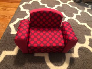 Chair For American Girl Dolls Or 18 " Dolls That Unfolds Into A Bed