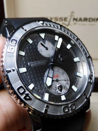 Ulysse Nardin Maxi Marine Diver Rhodium Discontinued Last Version 99 Lnib Rare