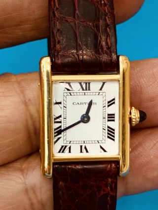 Cartier Tank Jackye O.  Vintage Audemar Piguet Movement (320)