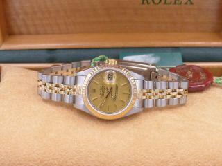 Rolex Datejust Steel & 18k Yellow Gold Jubilee Automatic Women 