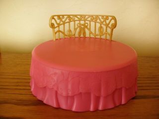 BARBIE Kelly BALLERINA BALLET FURNITURE Expanding round table/bed 2