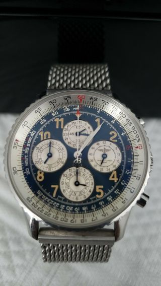 Breitling Navitimer 1461 Limited Edition A38022 4yr Perpetual Functions Perfect