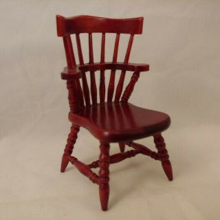 Dollhouse Miniature Windsor Chair - 1:12 Scale