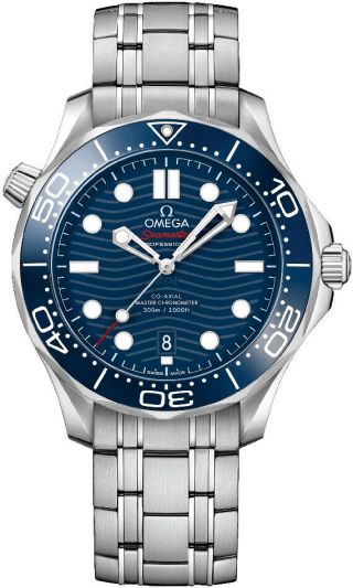 21030422003001 Omega Seamaster Diver 300m Co - Axial Master Mens Chronometer Watch