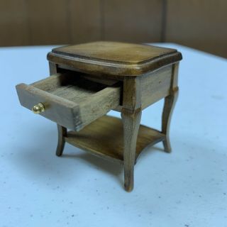 1:12 Dollhouse Miniature Living Room Furniture Side End Table or Night Stand 2