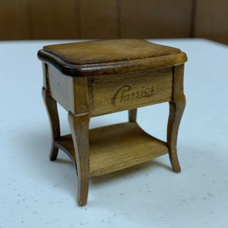 1:12 Dollhouse Miniature Living Room Furniture Side End Table or Night Stand 3