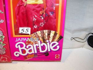 55,  Barbie,  Japanese 1984 9481,  Fashion corner,  1992 89559.  in the box 3