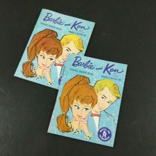 2 Vintage Barbie And Ken Booklets 60 
