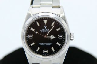 Rolex 114270 D Explorer Black Dial Stainless Steel Swiss Automatic Watch 2