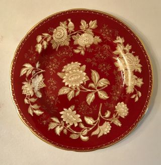 Wedgwood Tonquin Ruby Luncheon Plate 9 - 1/4 "