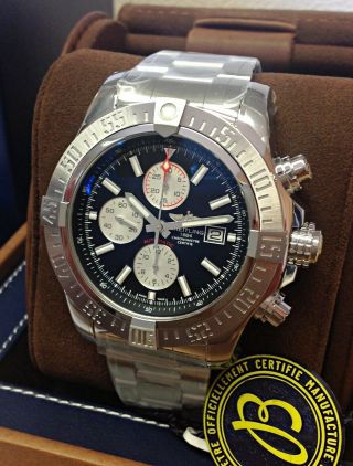 Breitling Avenger II A13371 48mm Watch Black Dial 2019 With Papers UNWORN 3