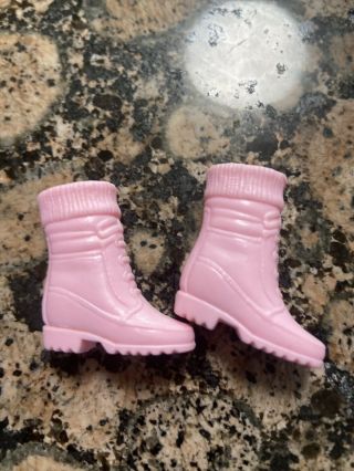 Skipper Barbie Mattel Doll Pink Fashion High Top Hiking Boots Shoes