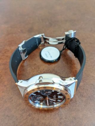 HUBLOT B Classic Rose Gold Black Dial Men ' s Chronograph Watch1921.  NL40.  7 3