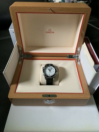Omega Seamaster Diver 300m Co - Axial Master Chronometer Watch - White Dial