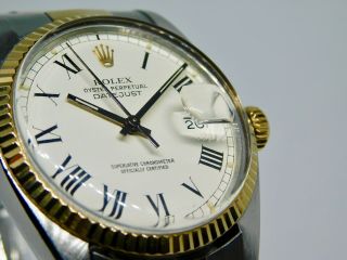 Rolex Datejust 36mm Two Tone With Buckley Dial