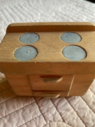 Miniature wooden doll house furniture collectable stove/oven 2