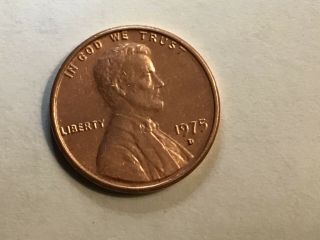 1975 D Collectable Very Rare Ddo Lincoln Memorial Penny Coin Error