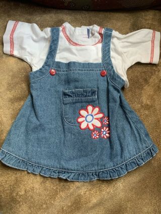 My Twinn Doll Clothing Red White And Blue Dress 12 Inches Long